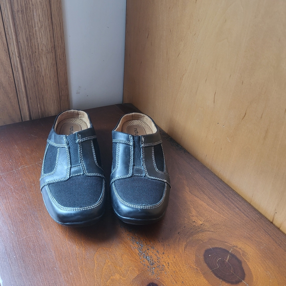 NEW Natural Soul Mule Leather Trim Size 6.5